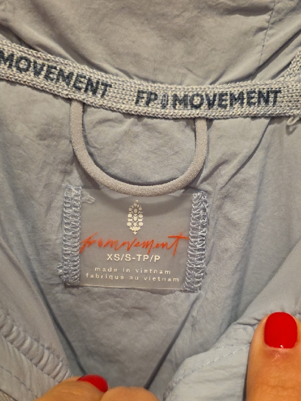 Free People Movement Billie Boxy Lightweight Insulated Jacket In Light Blue - Picture 2 of 6